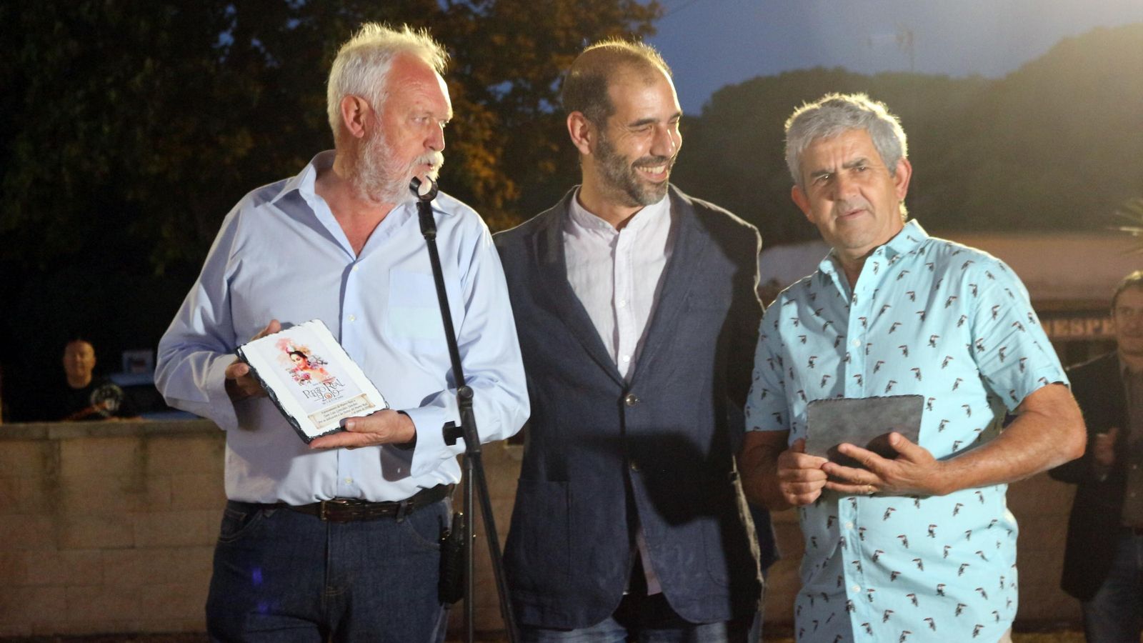 Reconocimiento a los técnicos de Fiestas, Juan Luis González y Antonio Julián