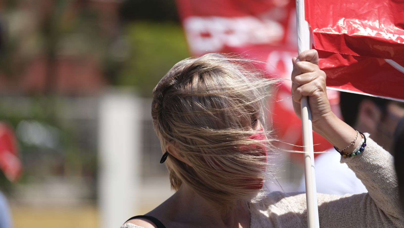 Fotogalería manifestación del Día Internacional del Trabajador. Almería