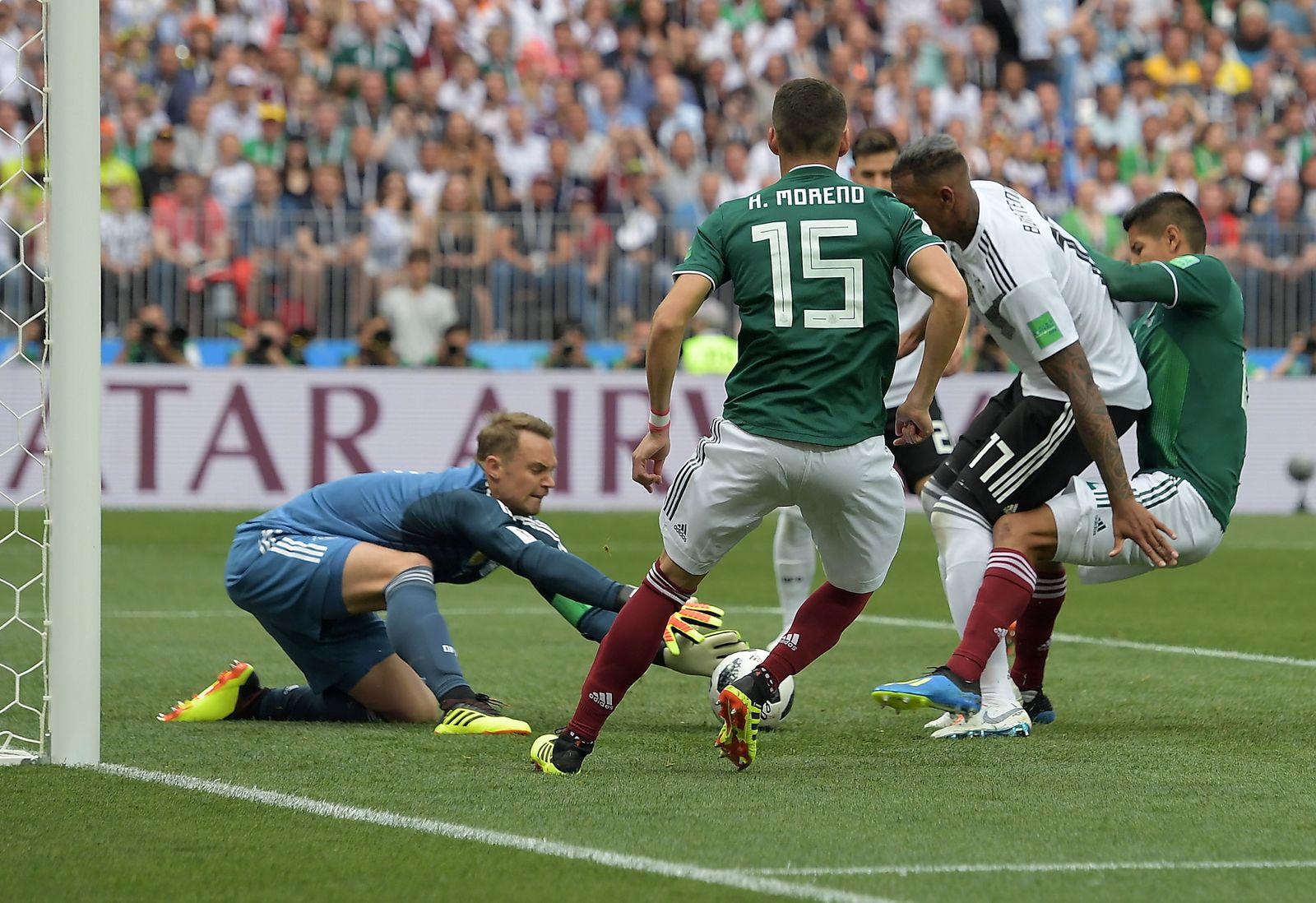 Las imágenes del Alemania-México