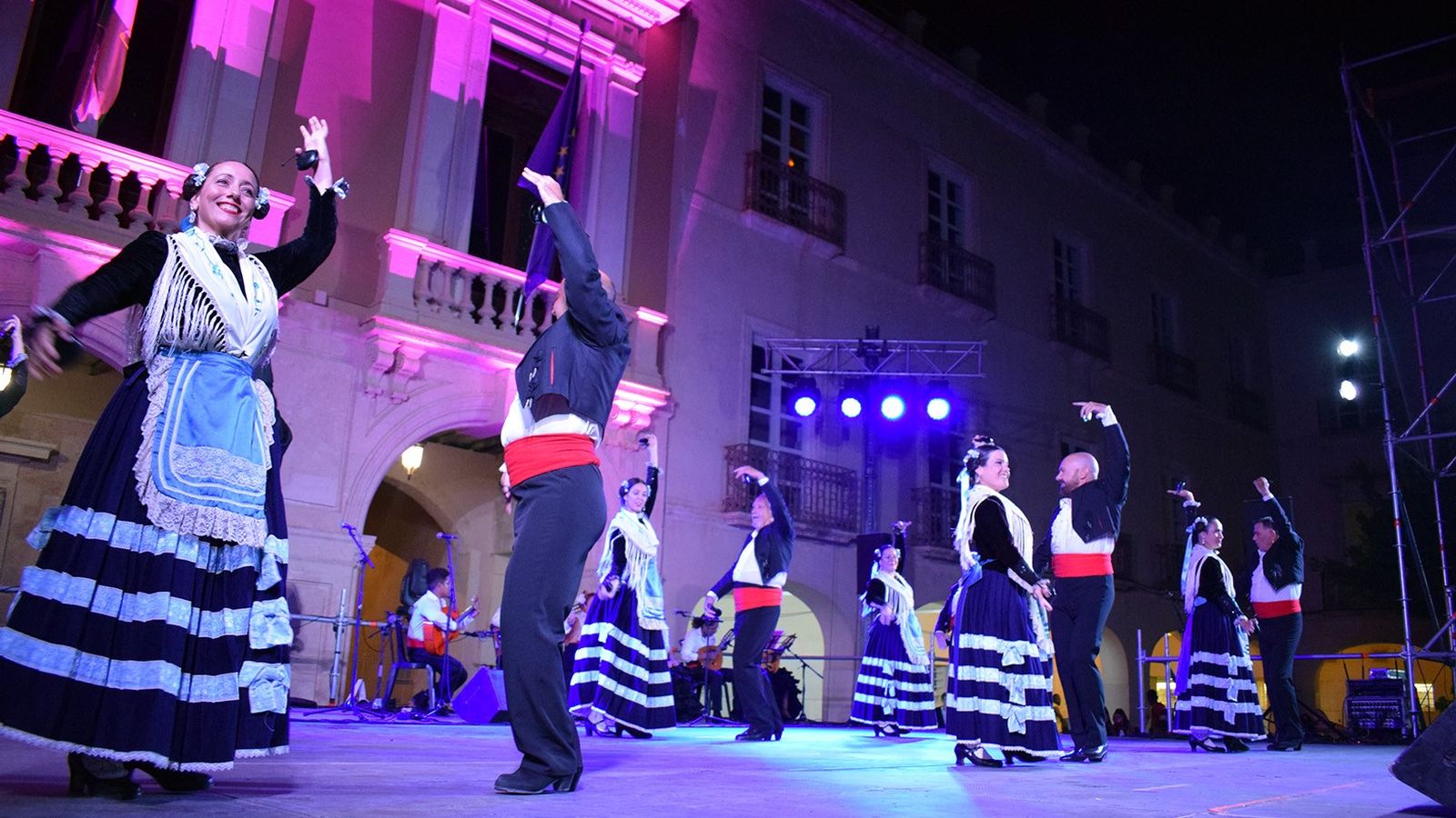 Una de las actuaciones del Festival de Folclore en ediciones anteriores.