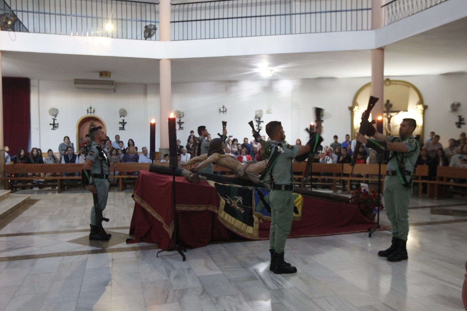 Custodia del Cristo de la Buena Muerte de La Legión. Semana Santa 2019. El Parador