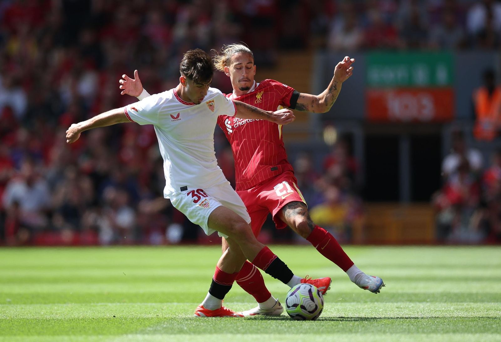 Las fotos del Liverpool - Sevilla