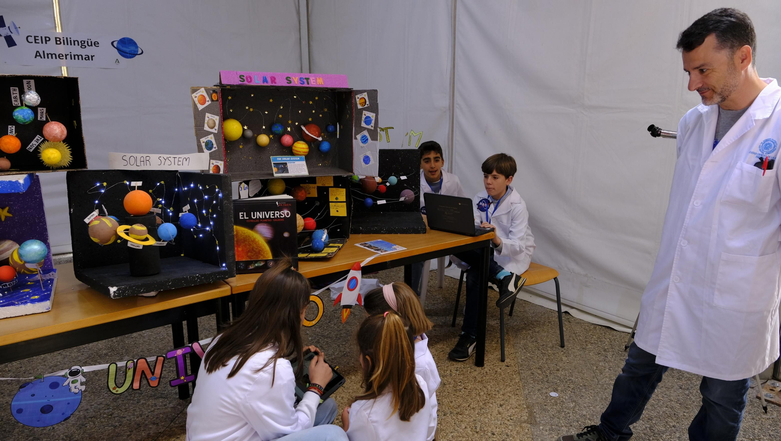 Imágenes de la Feria de la Innovación y la Ciencia en la Universidad de Almería-UAL
