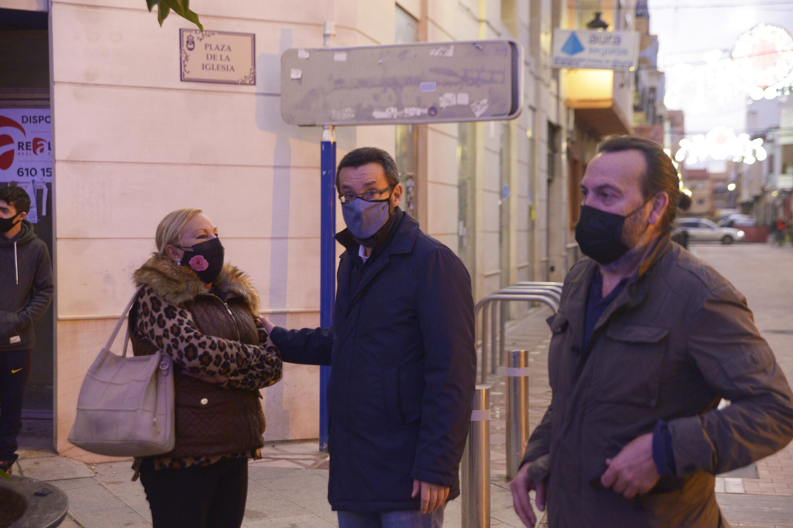 Fotos de la concentracíon de los hosteleros de La Línea