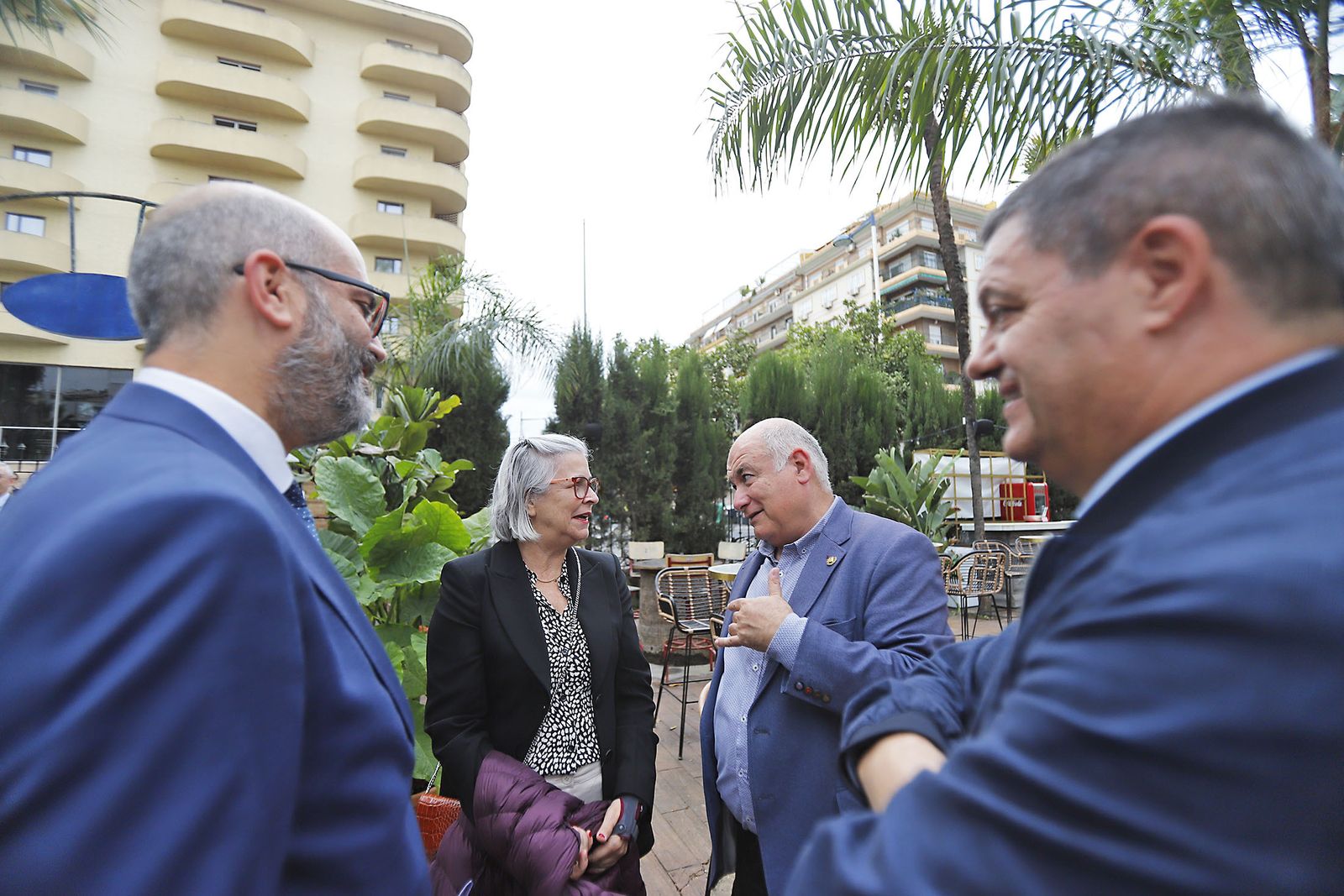 Imágenes de la recepción del Foro Gerardo Rojas de Huelva Información