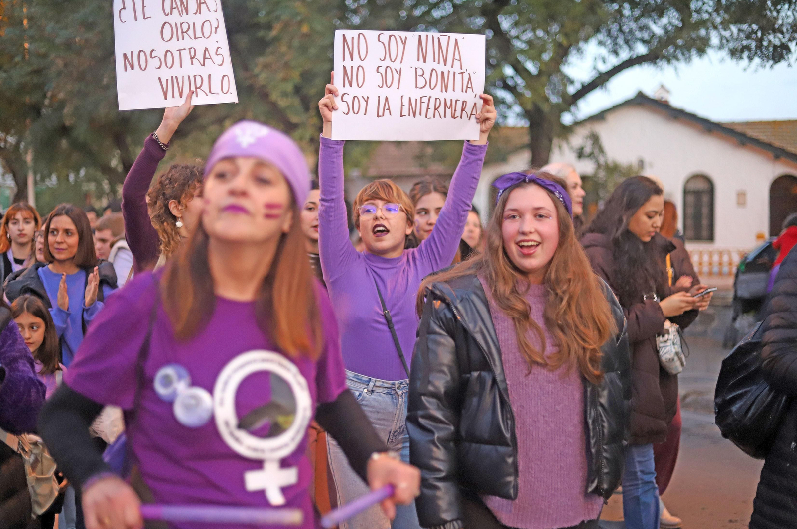 Imágenes de la manifestación del 8 de marzo, Día Internacional de la Mujer