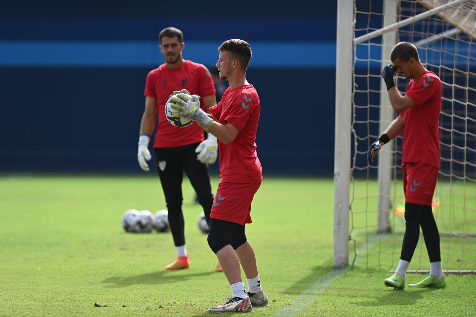 Las fotos del entrenamiento del Málaga CF preparando la visita a Burgos