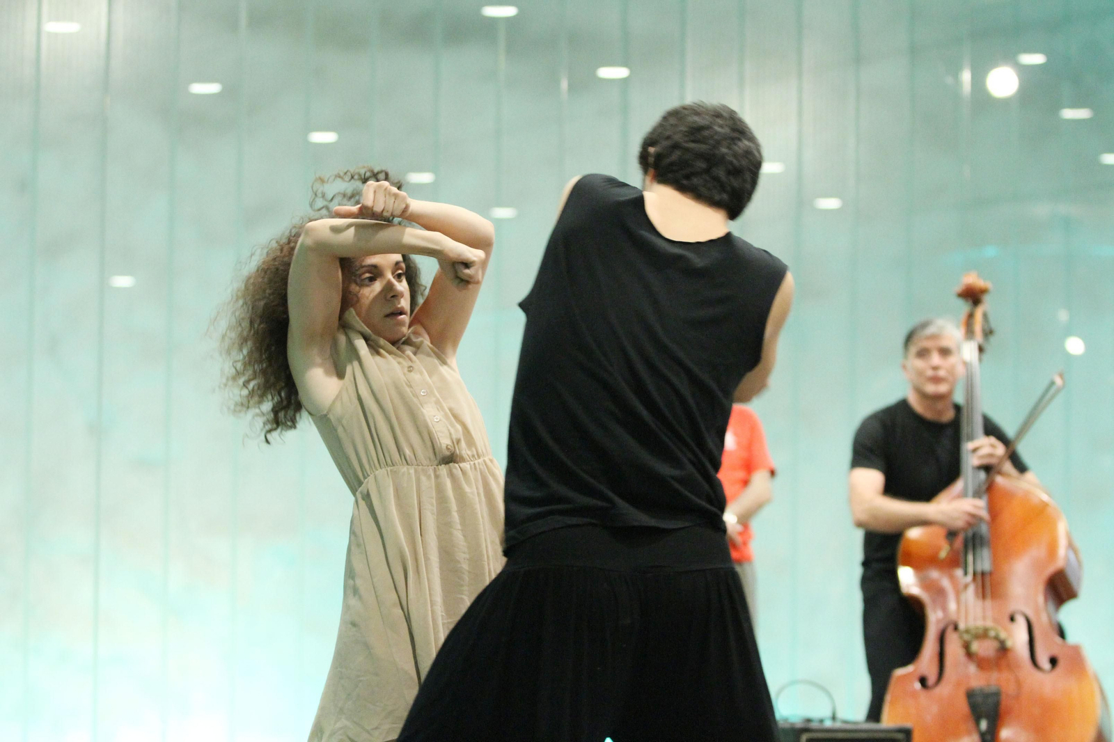 Foto de archivo de un espectáculo en el Antiquarium de Sevilla.