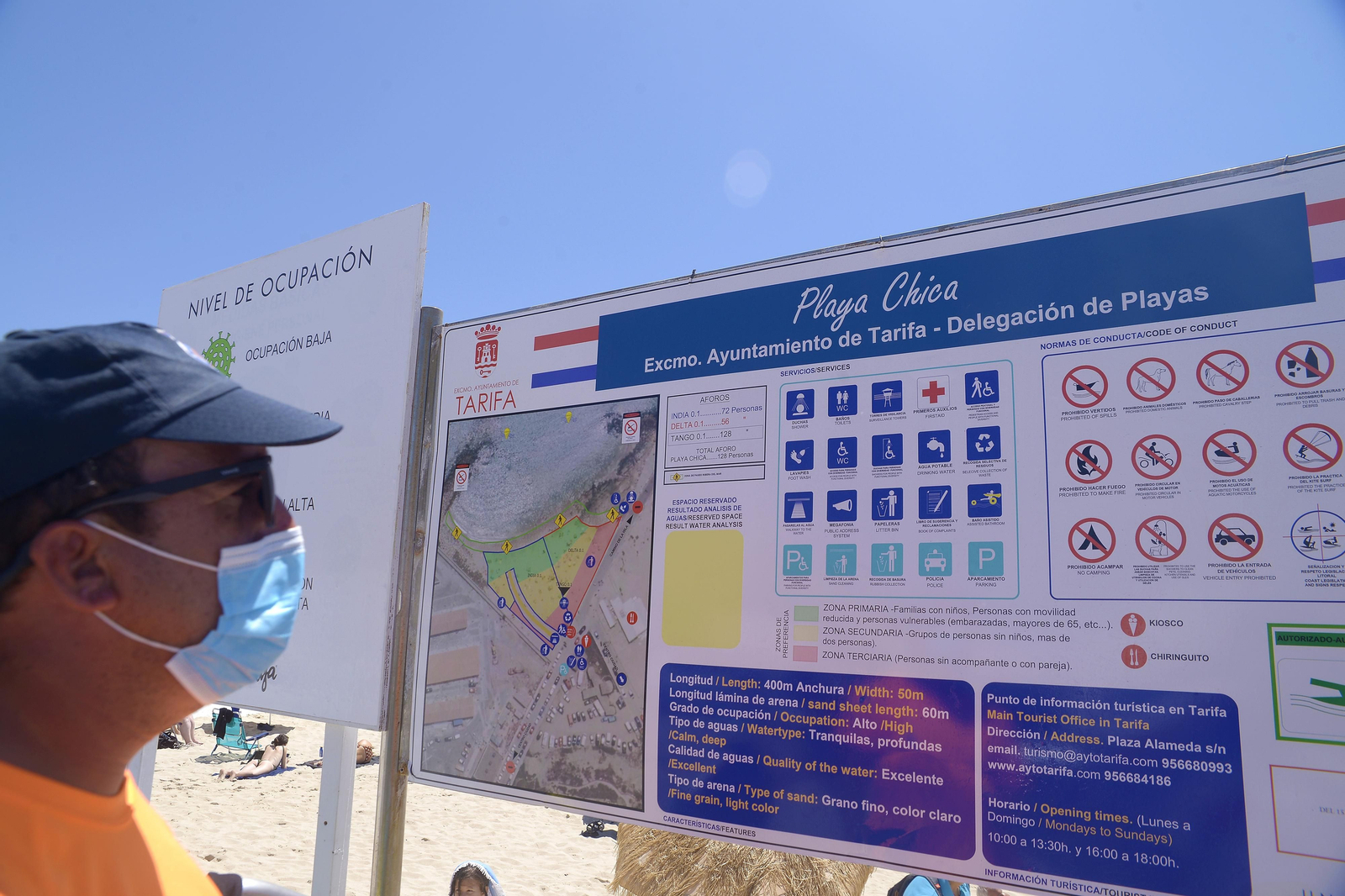 Fotos de las playas de Tarifa en el fin e semana