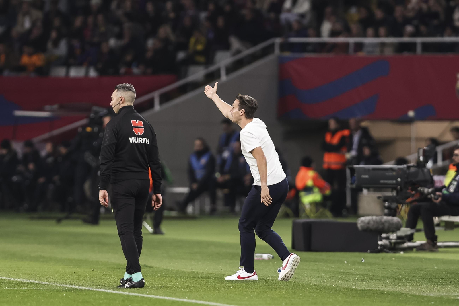 Las fotos del polémico Barcelona - Rayo Vallecano