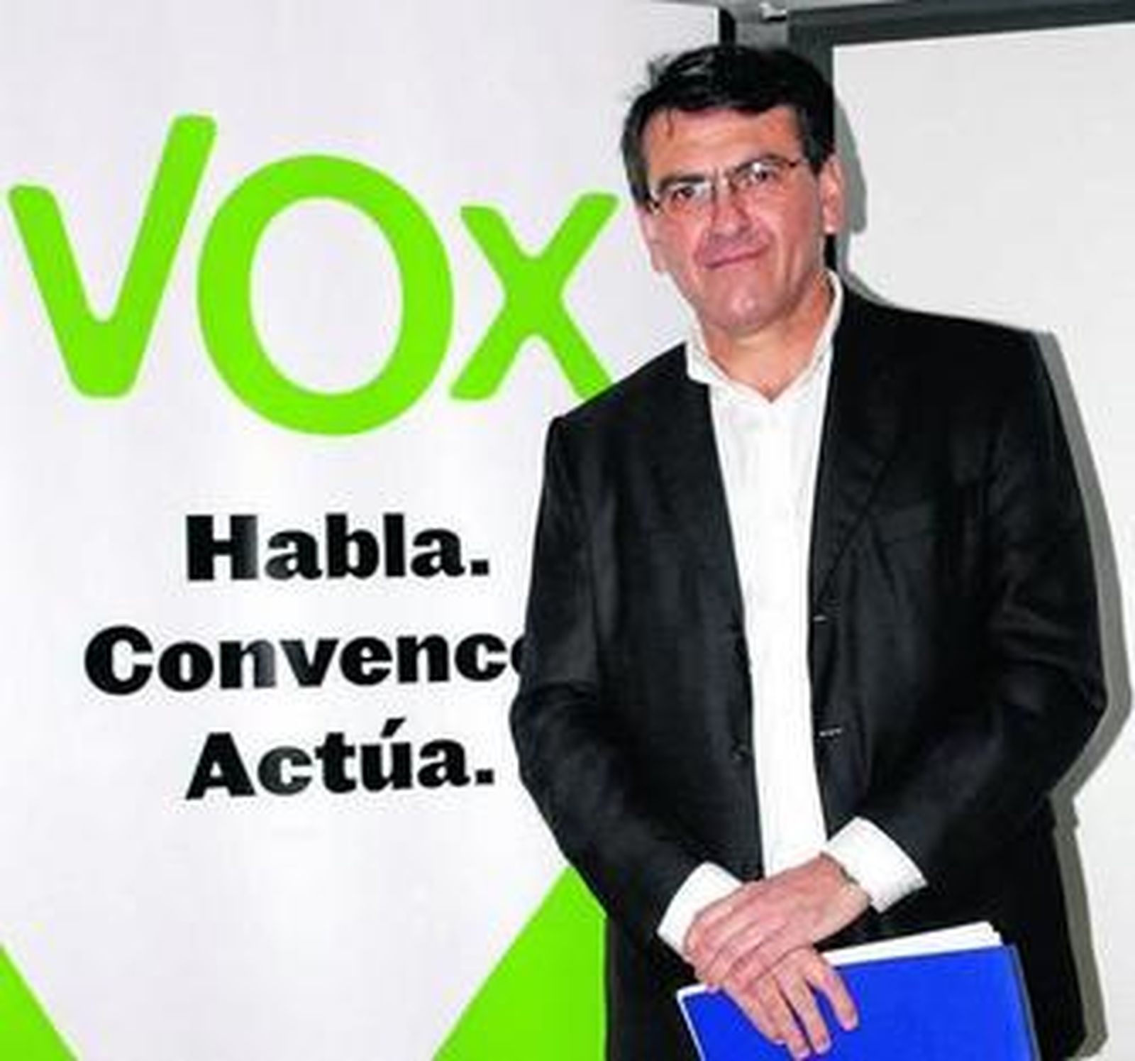 El candidato por VOX, Rafael Segovia.