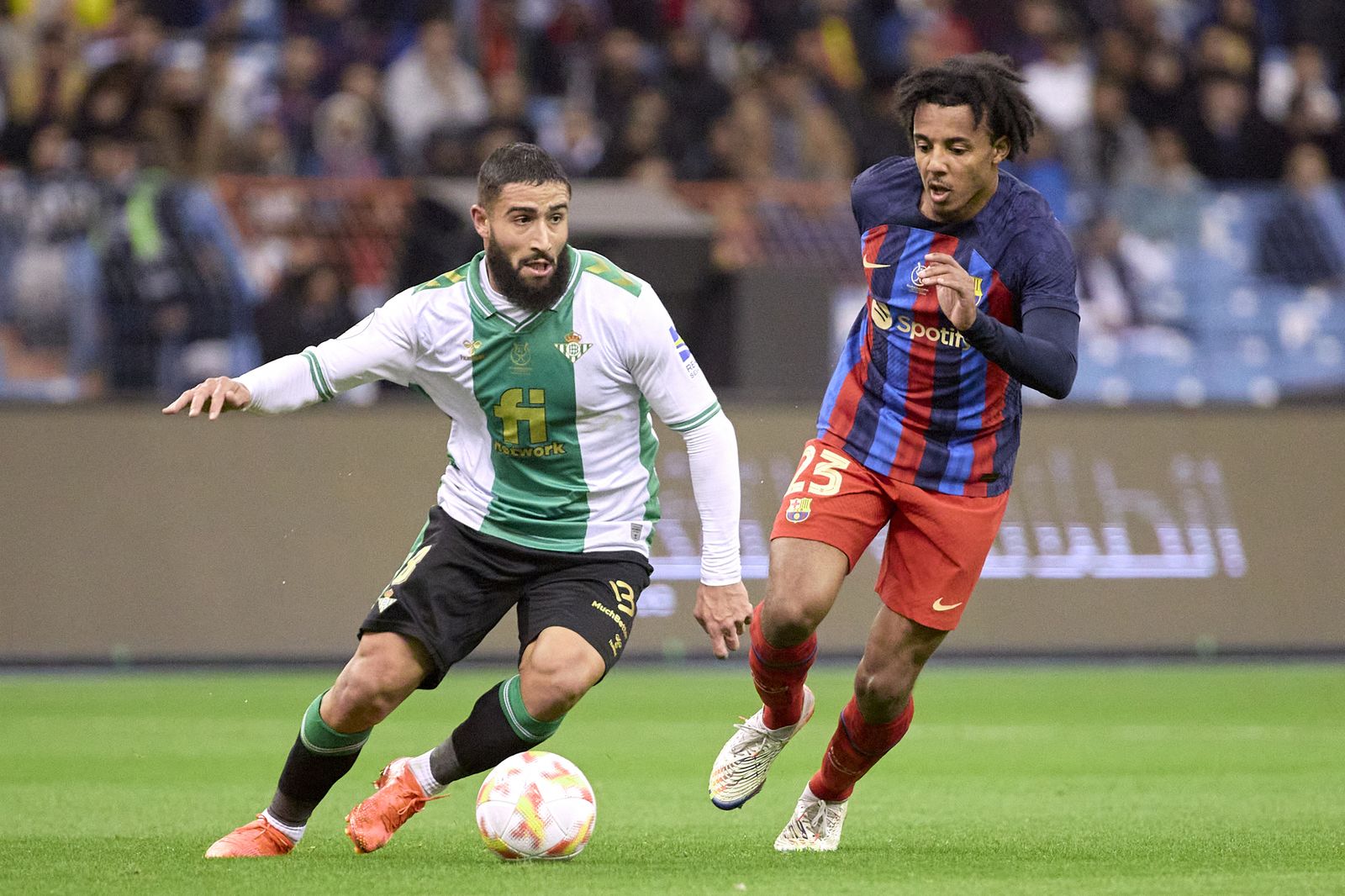 Las fotos de la primera parte del Betis - Barcelona