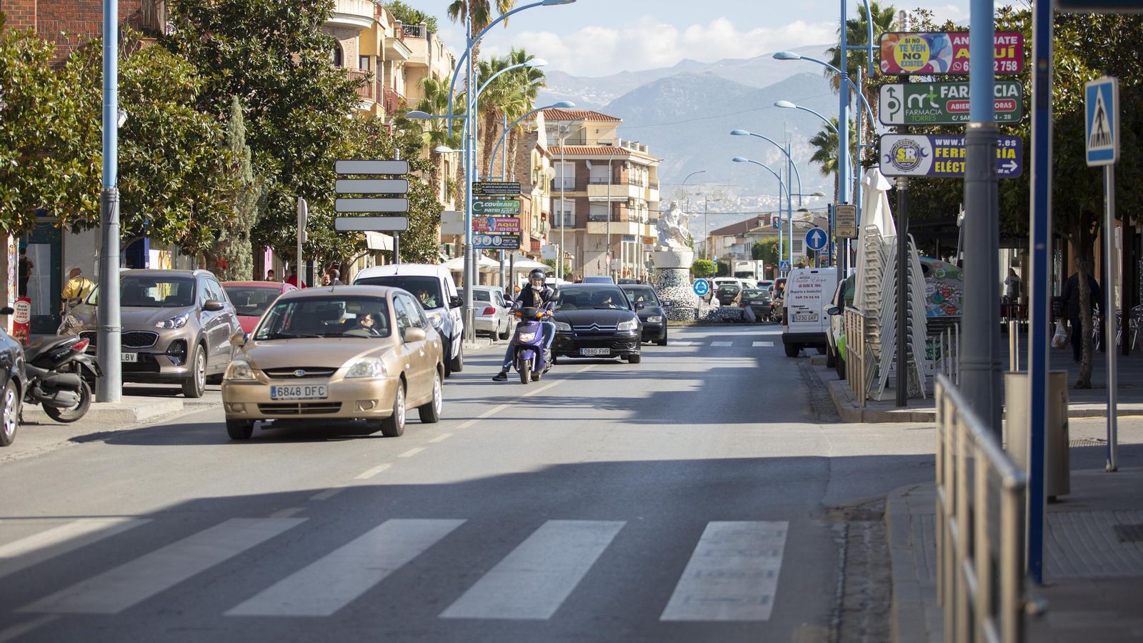 El Metro atravesará la calle San Ramón de Churriana en su totalidad pero el vía única