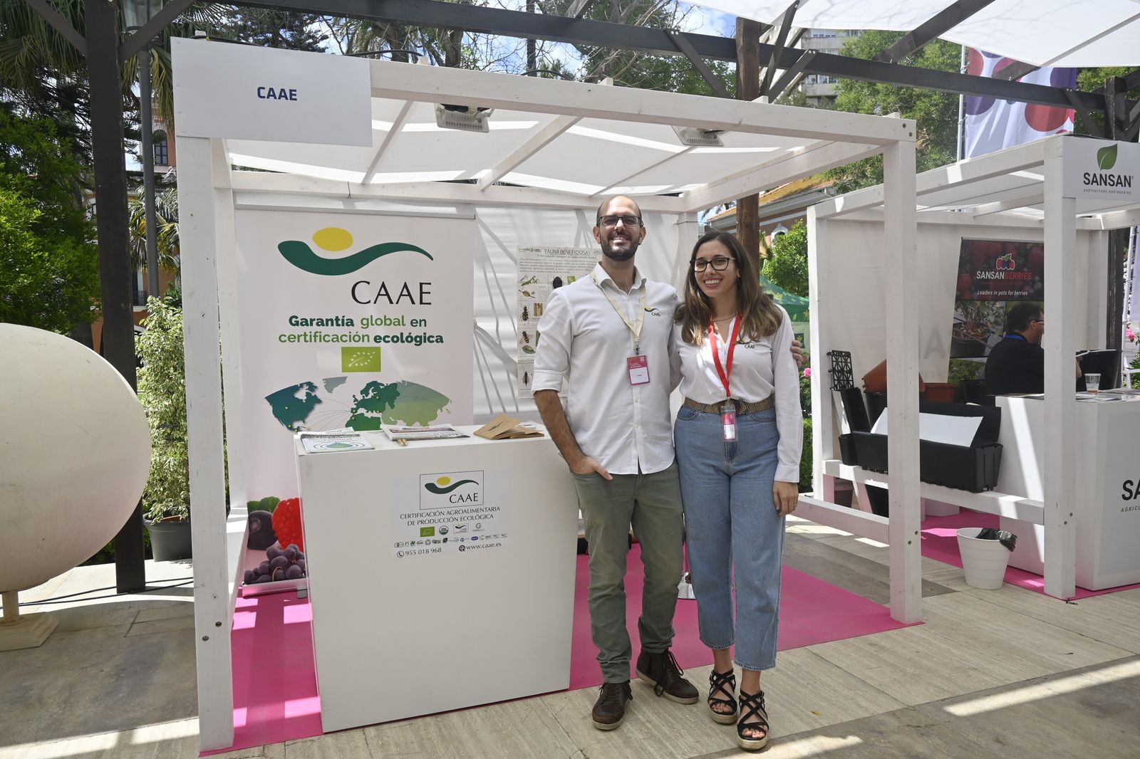 Los Stands participantes en el 8º Congreso Internacional de Frutos Rojos en Huelva