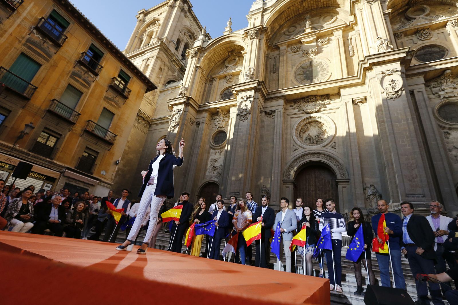 Imágenes del acto de Inés Arrimadas en Granada