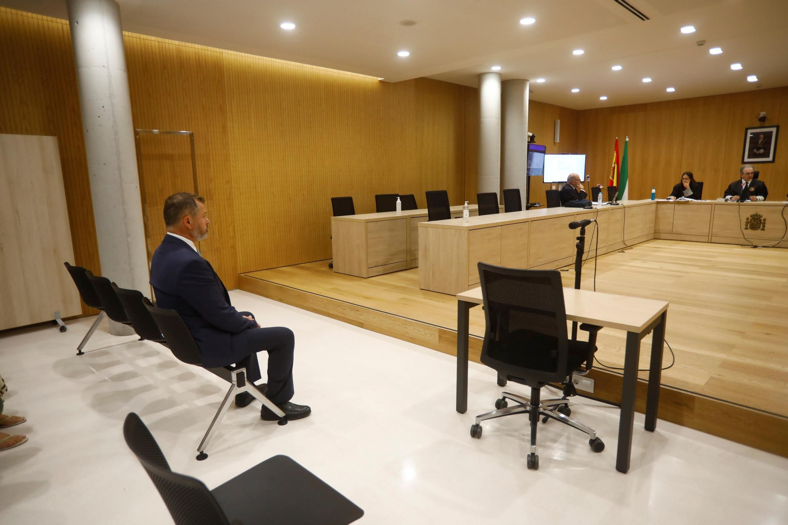 David Dorado, durante el juicio en la Audiencia Provincial