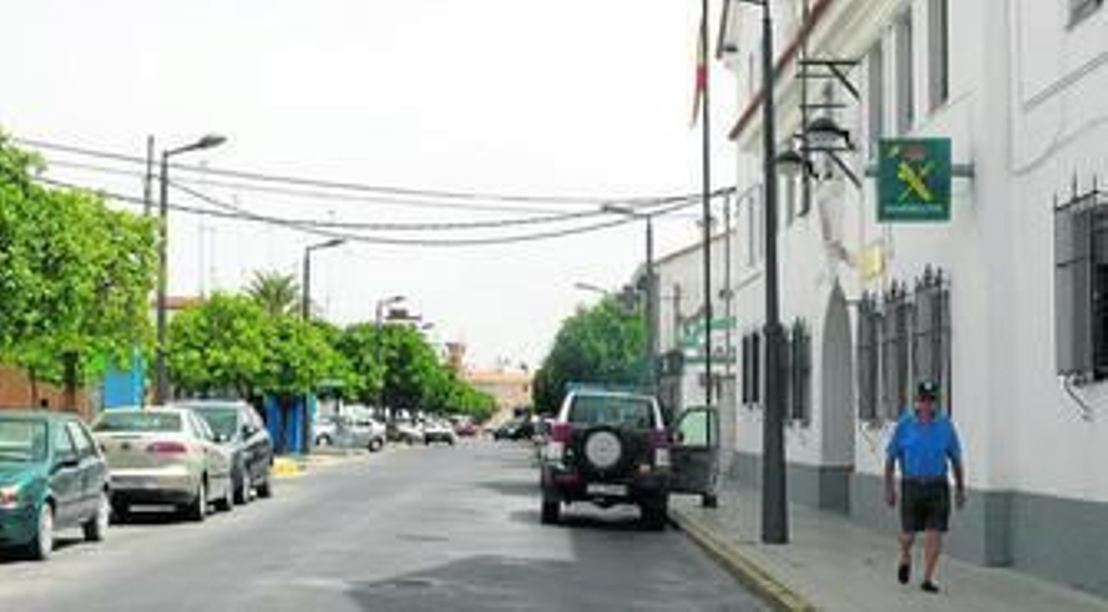 Fachada del Puesto de la Guardia Civil de Palma del Río.