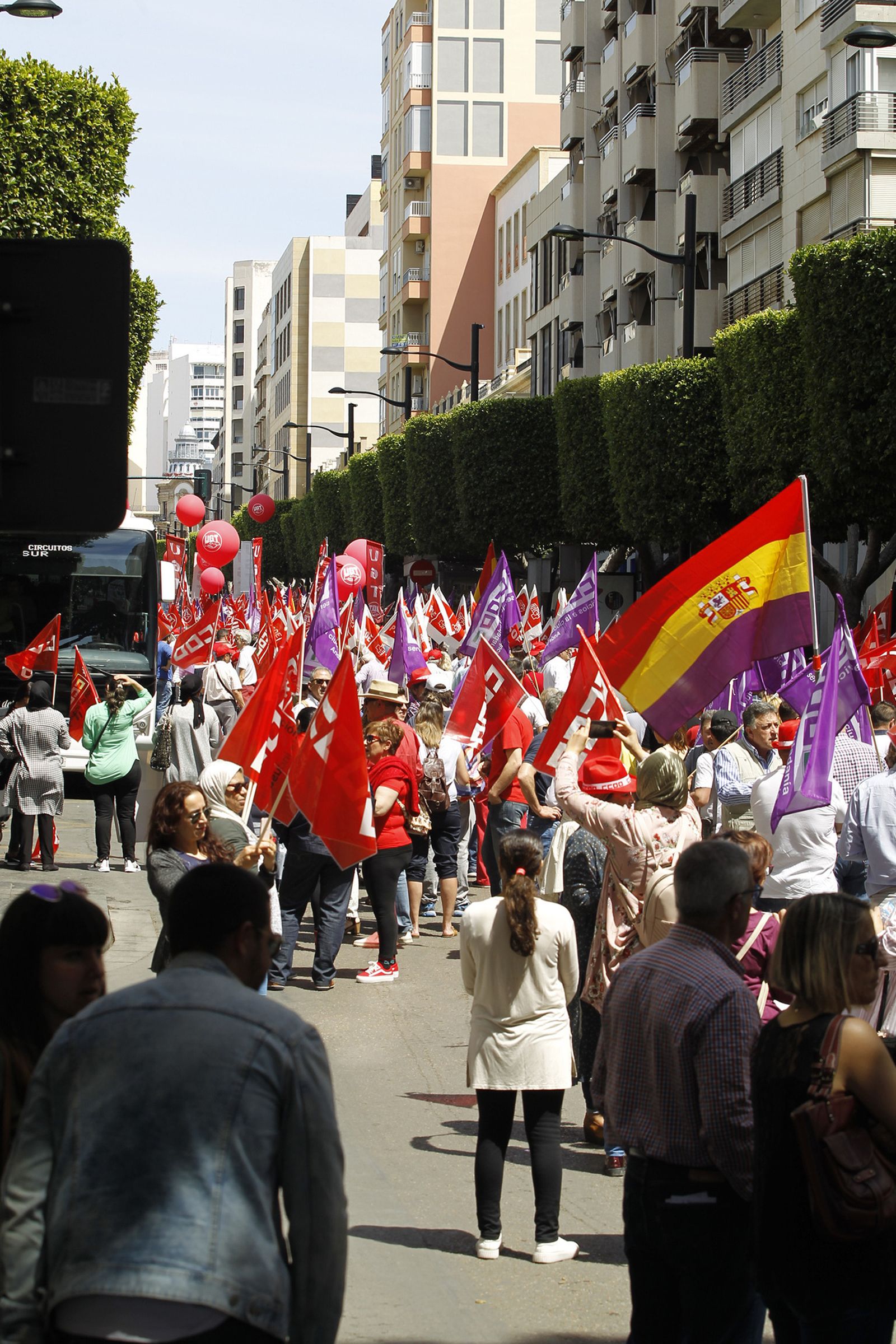 Fotogalería Manifestación del Primero de Mayo. Día Internacional de los Trabajadores. Almería