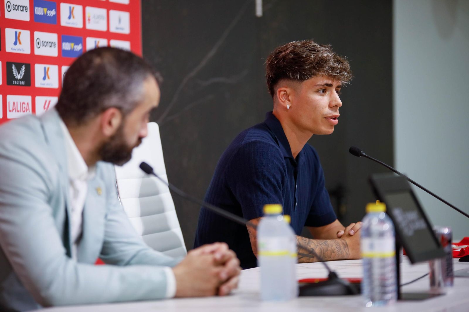 Presentación de Nico Melamed como nuevo jugador de la UDA, en imágenes