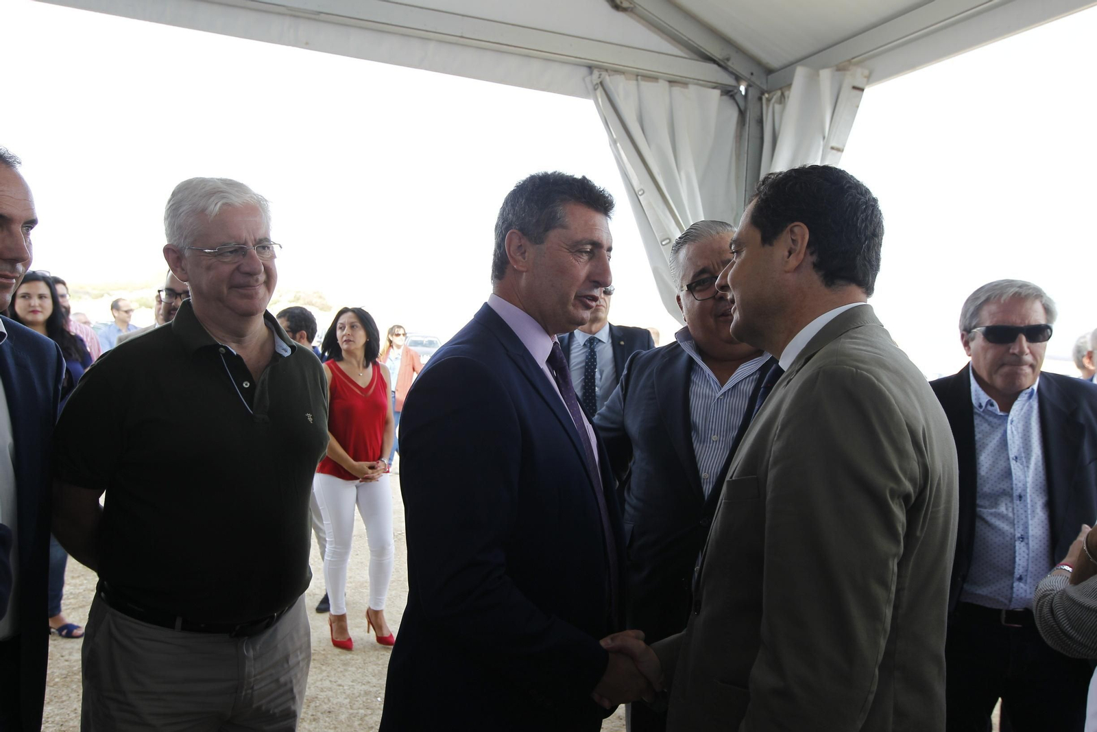 Fotogalería colocación primera piedra cuarto tramo Autovía del Almanzora
