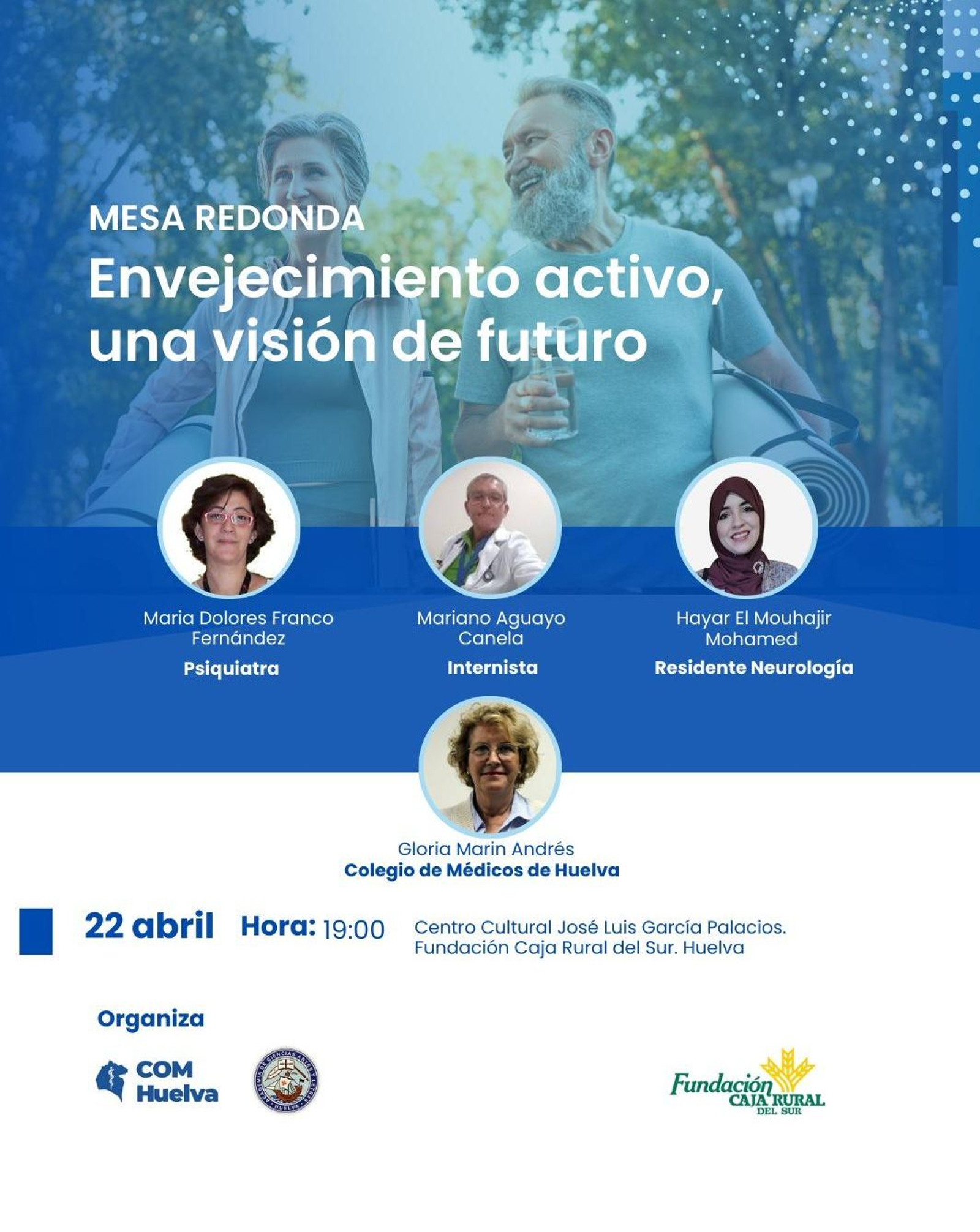 Mesa redonda 'Envejecimiento activo, una visión de futuro'.
