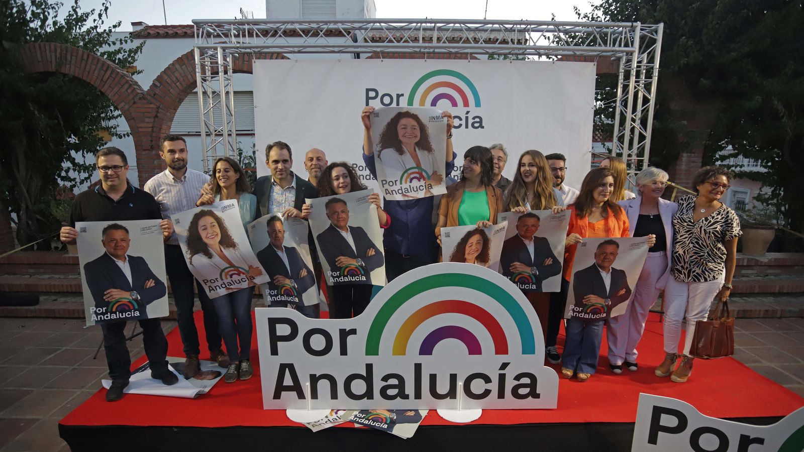 Fotos del inicio de campaña de Por Andalucía en Algeciras