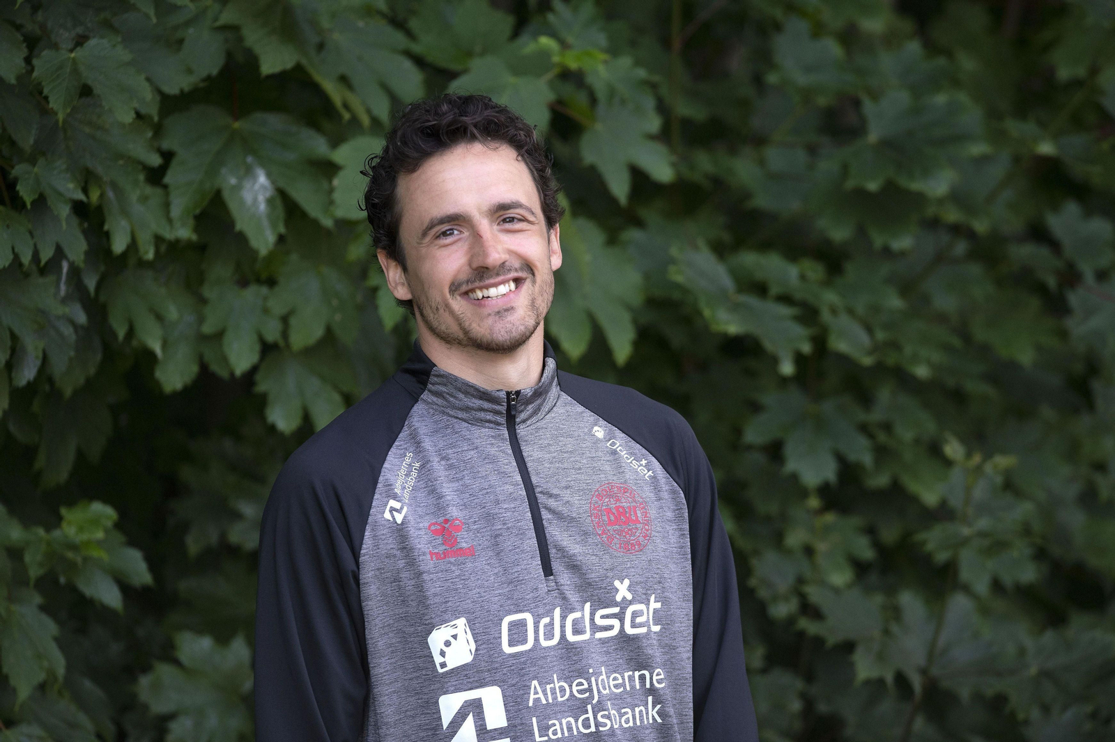 Delaney, durante una concentración con Dinamarca.