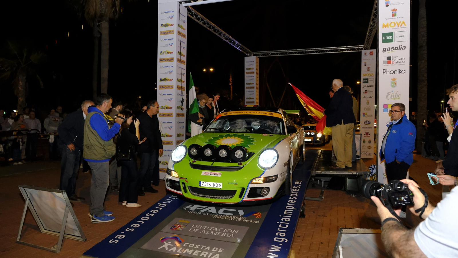 La salida de la 50 edición del Rallye Costa de Almería, en imágenes