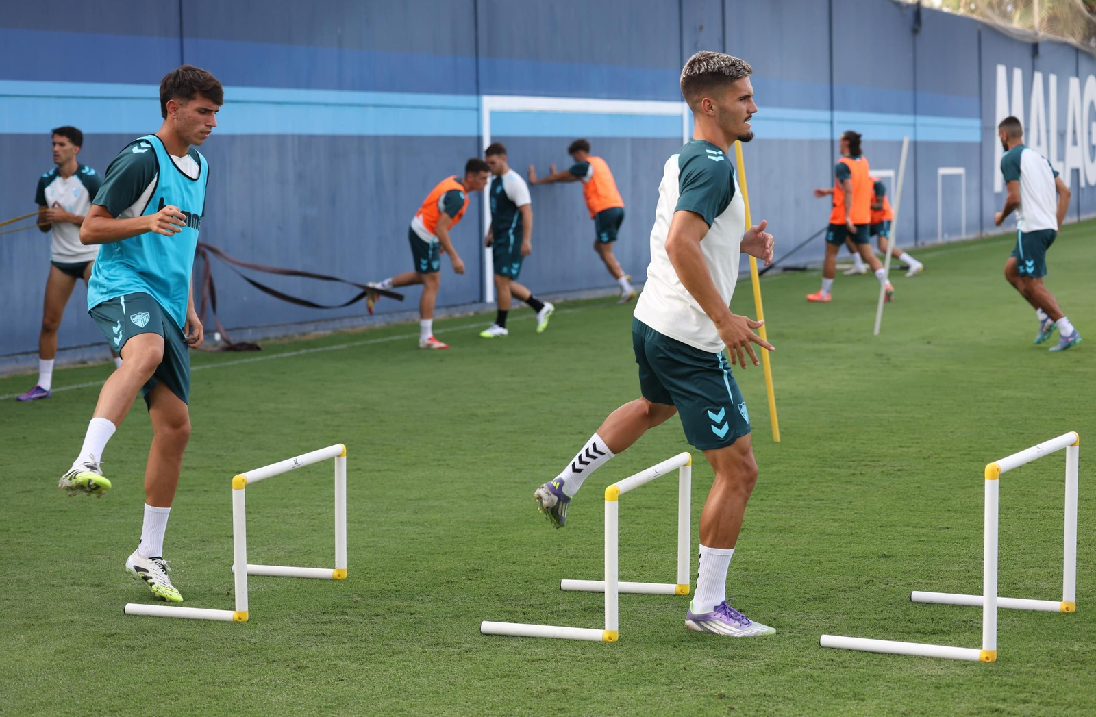 Javi Montero ya trabaja con el Málaga CF en el Anexo de La Rosaleda