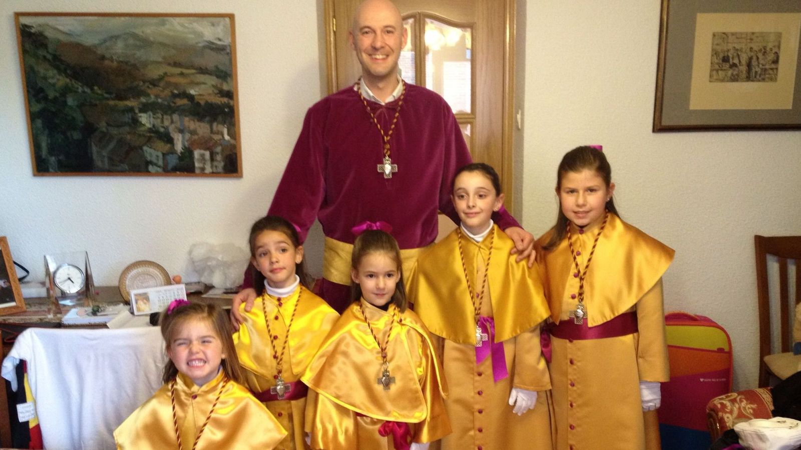 Familia Cantero Ramírez, un Lunes Santo