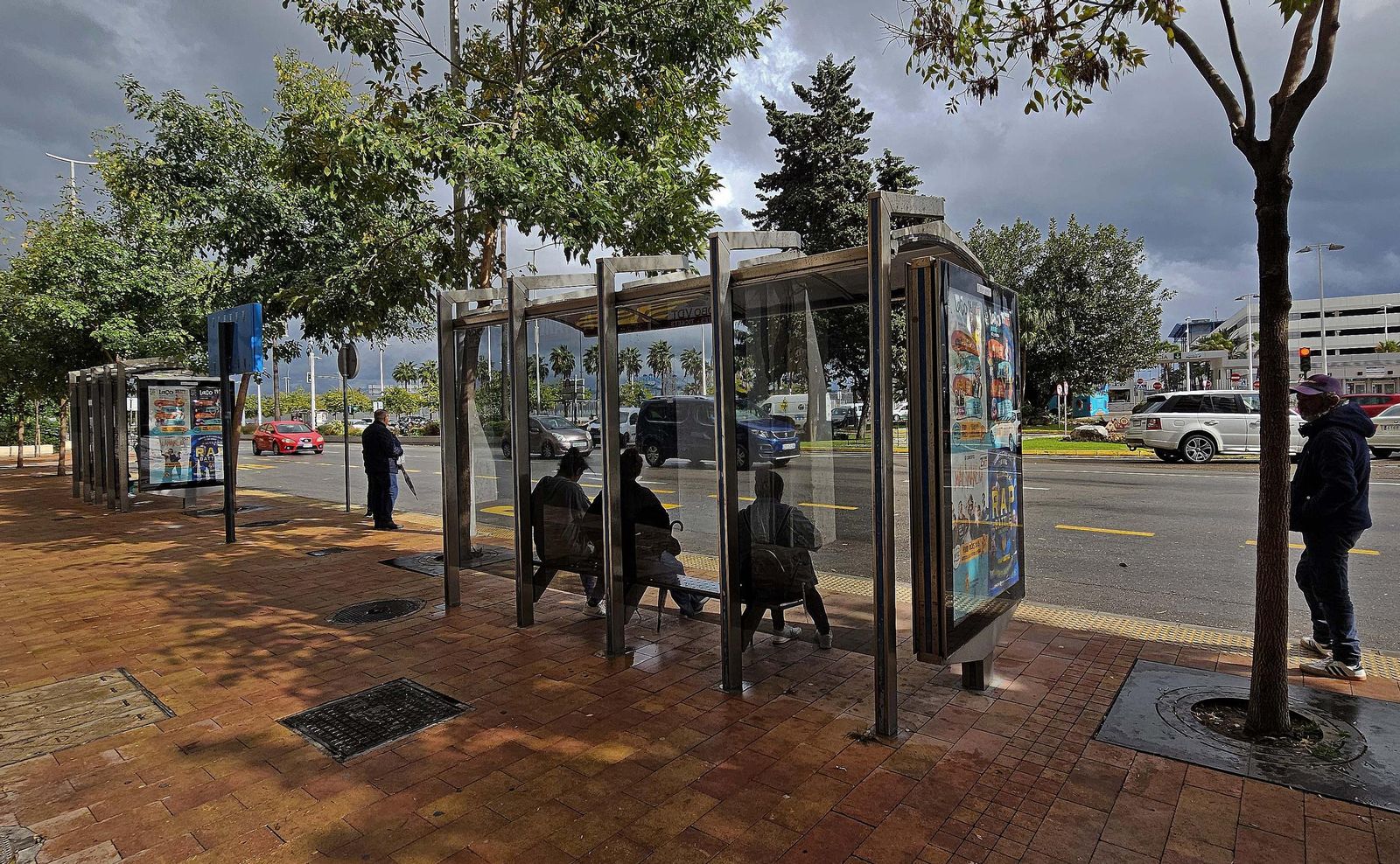 Fotos de la huelga de autobuses en Algeciras