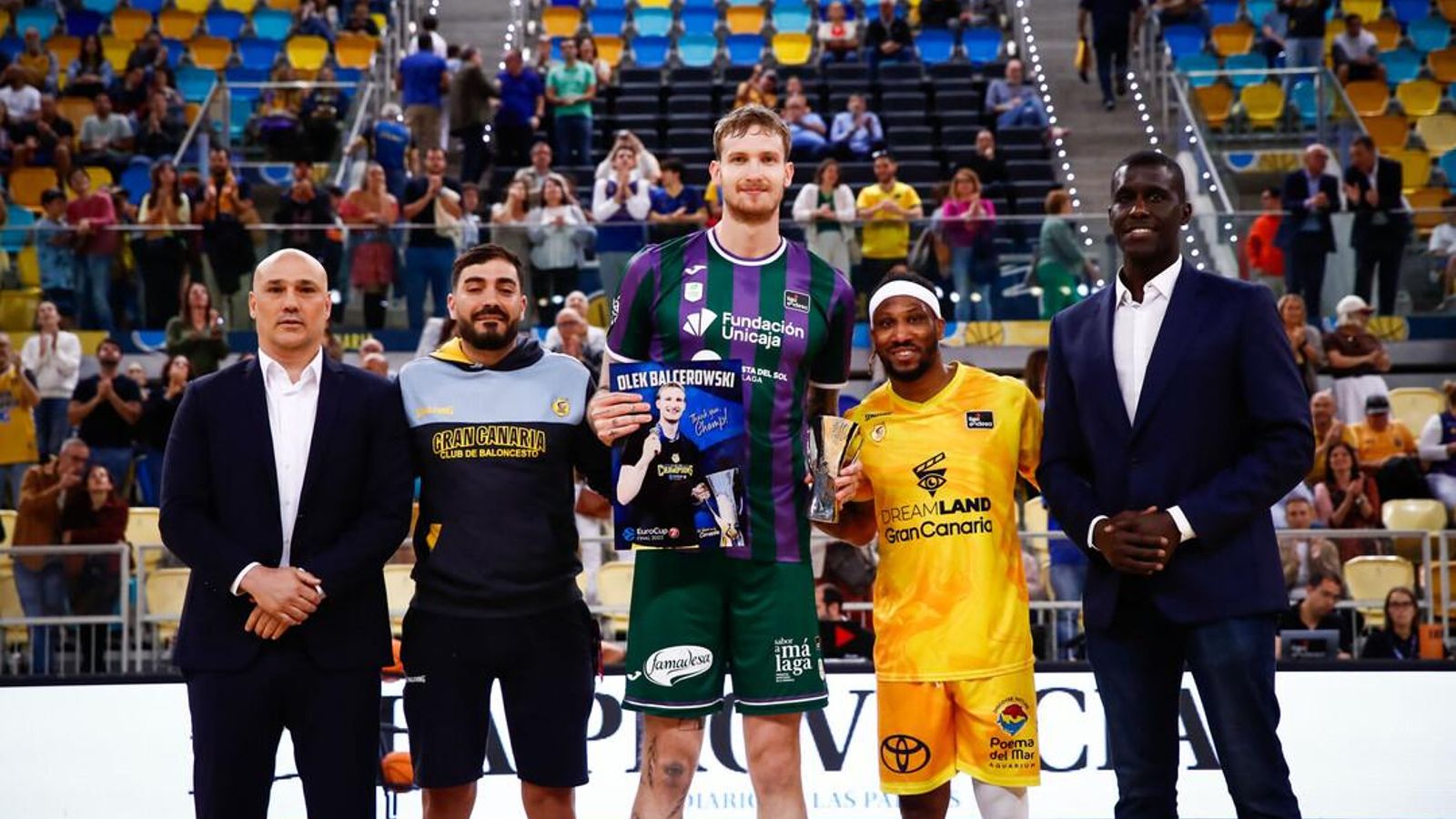 El Gran Canaria-Unicaja, en fotos