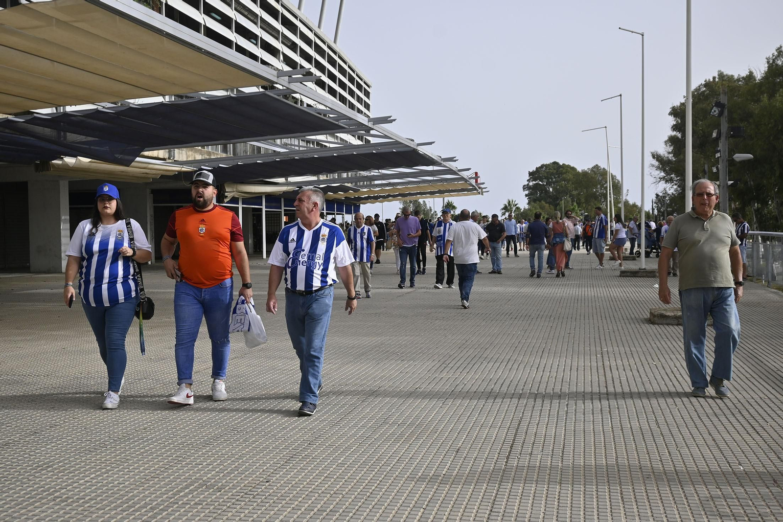 Ambiente del partido del Recreativo de Huelva y el Cádiz FC Mirandilla