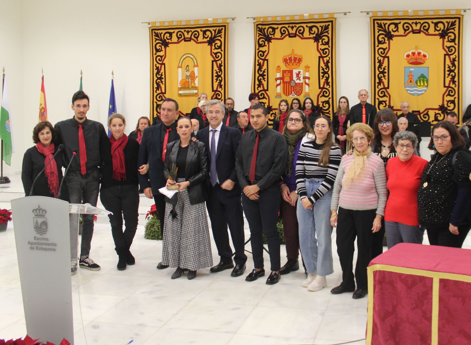 La entrega de galardones del certamen ‘Estepona social y solidaria’.