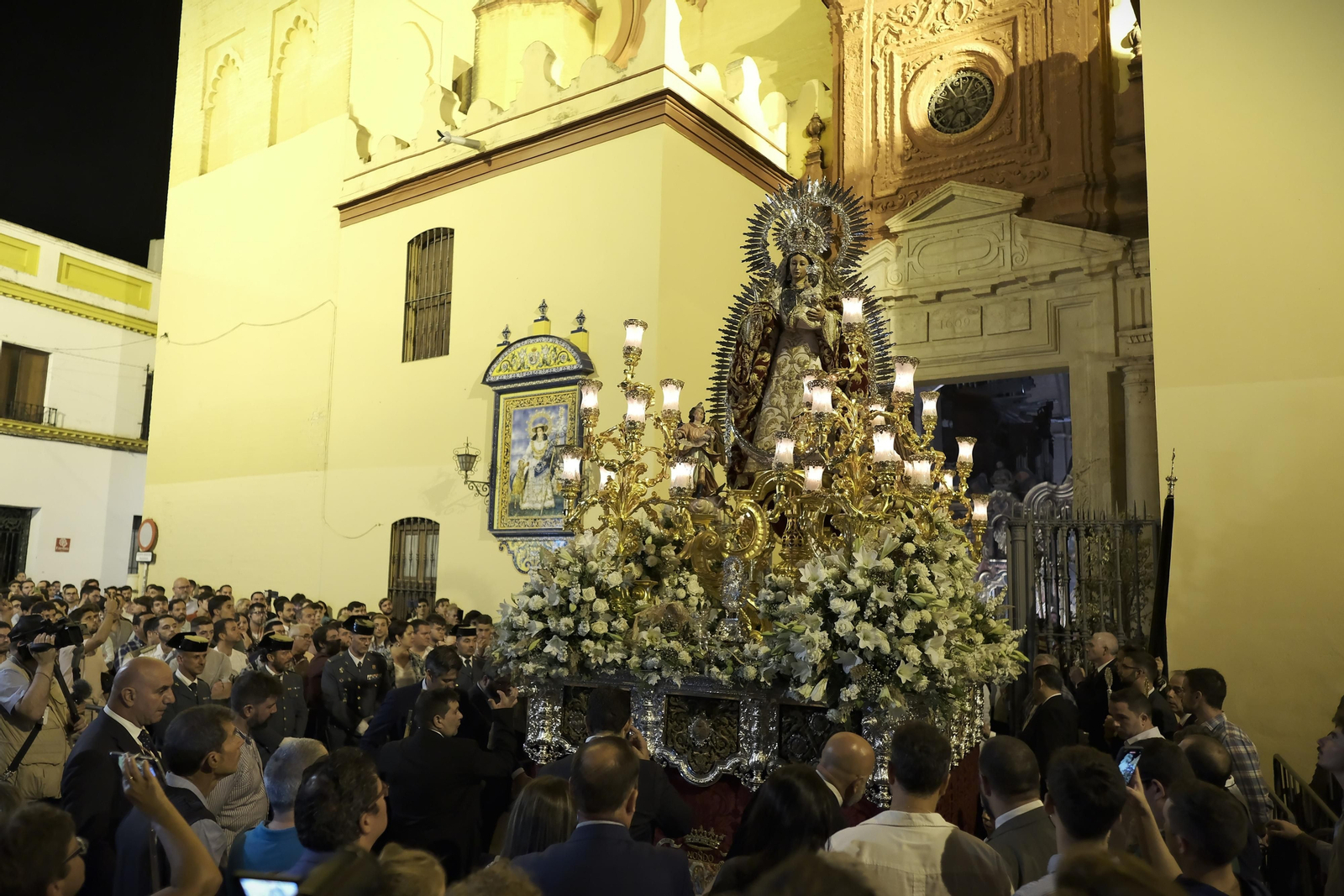 Las imágenes de la procesión de Madre de Dios del Rosario