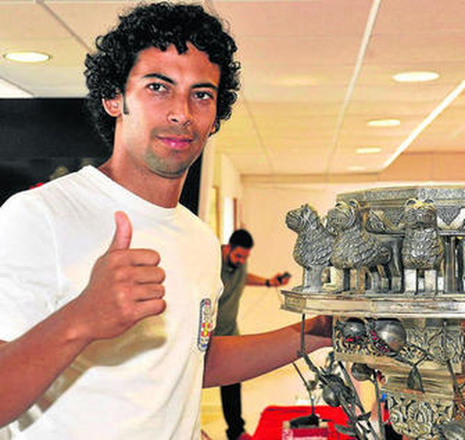 Iriney, durante la presentación en el día de ayer.