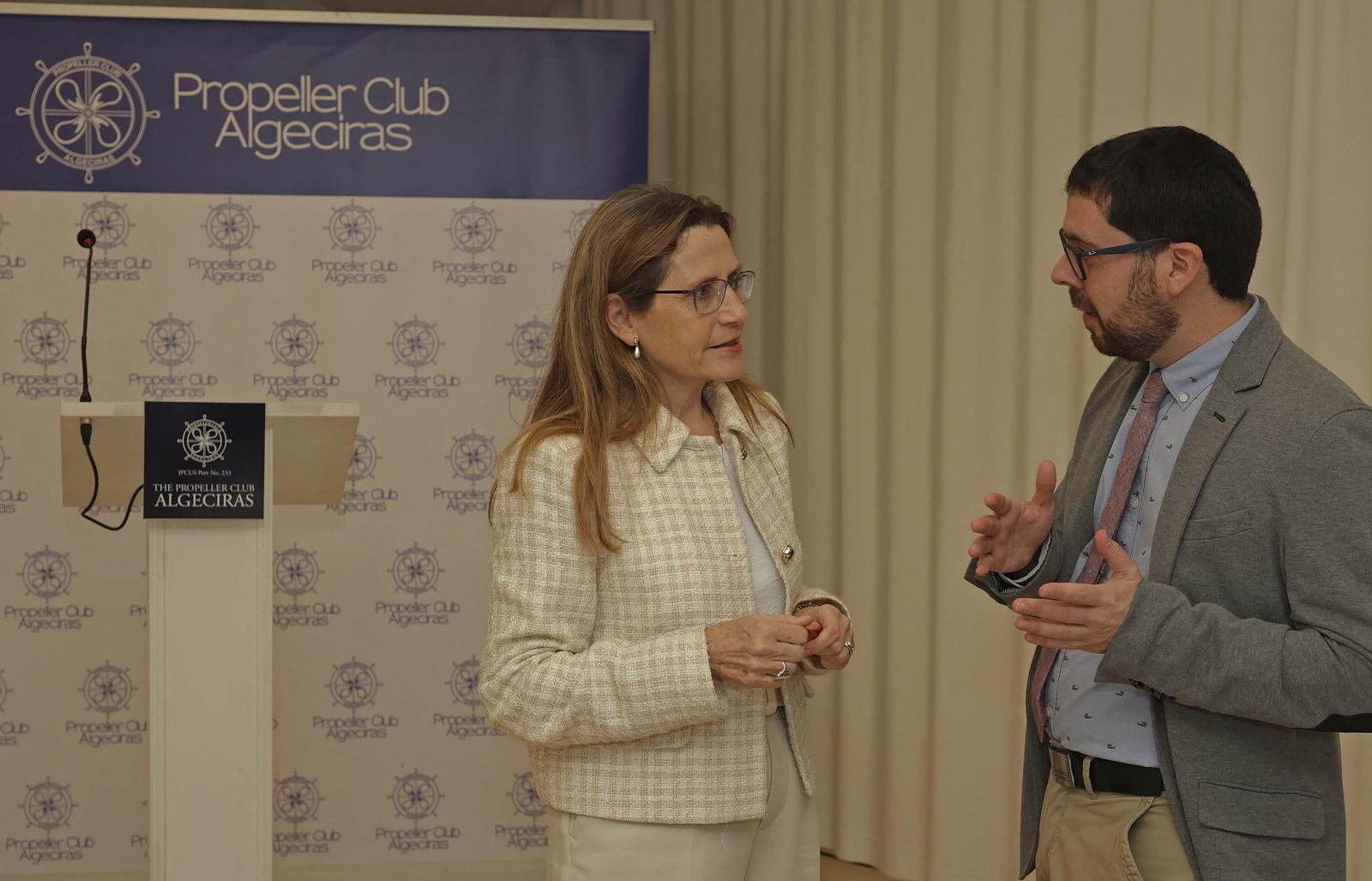 El almuerzo del Propeller Club de Algeciras con Pilar Jurado, en imágenes