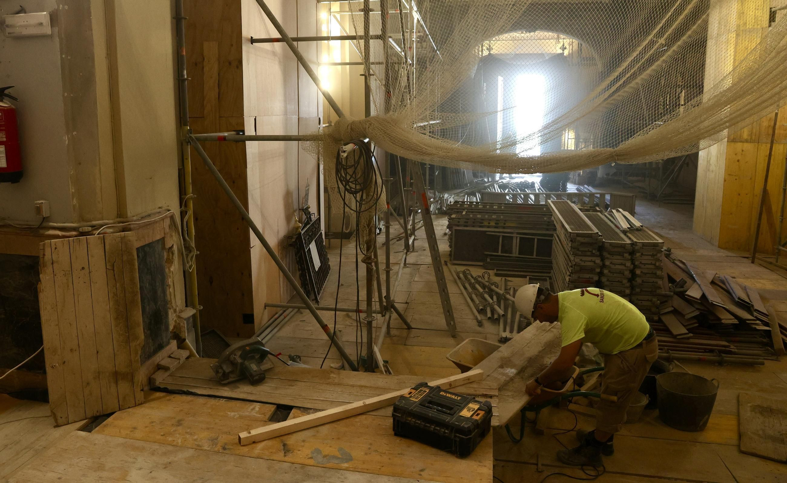 Obras en la Iglesia de La Caridad