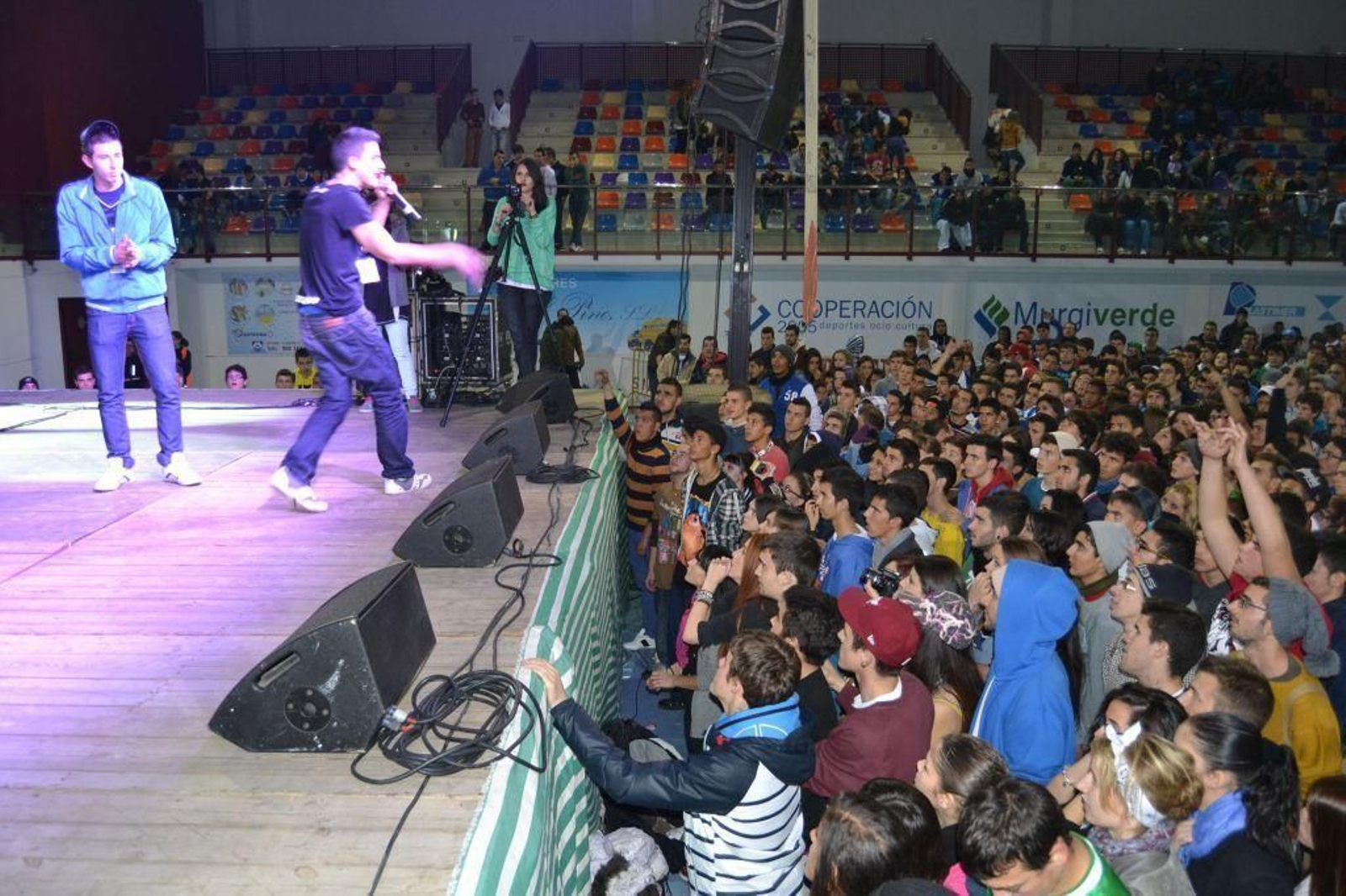 Los jóvenes vicarios vibran con este tipo de eventos.