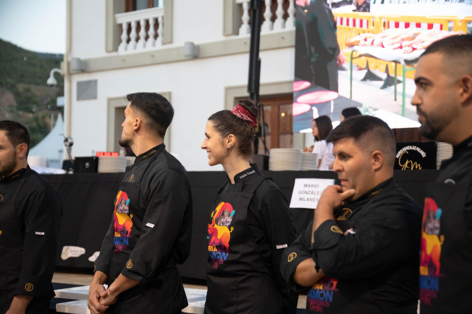 Concurso de cortadores de jamón en Serón, en imágenes