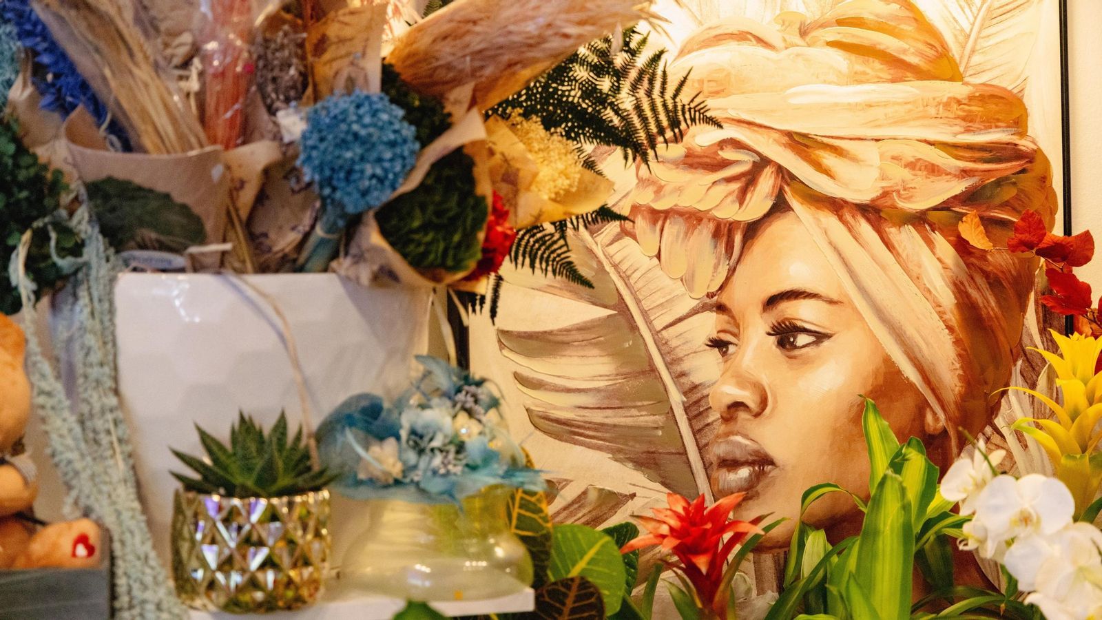 Un detalle del interior de la tienda.