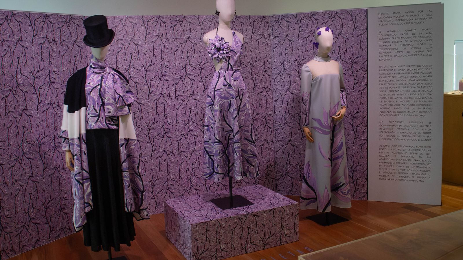 Apertura de la exposición 'Gracia 12. Eugenia de Montijo y la moda: La granadina en París' de la diseñadora Pilar  Dalbat