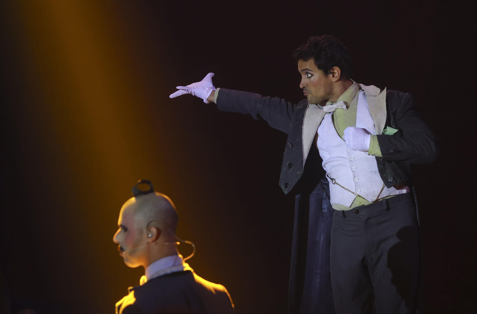 El estreno del espectáculo 'The Hole X' en Málaga, en fotos