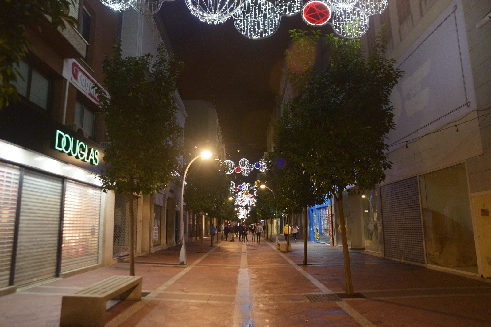 Fotos del alhumbrado navideño de Algeciras