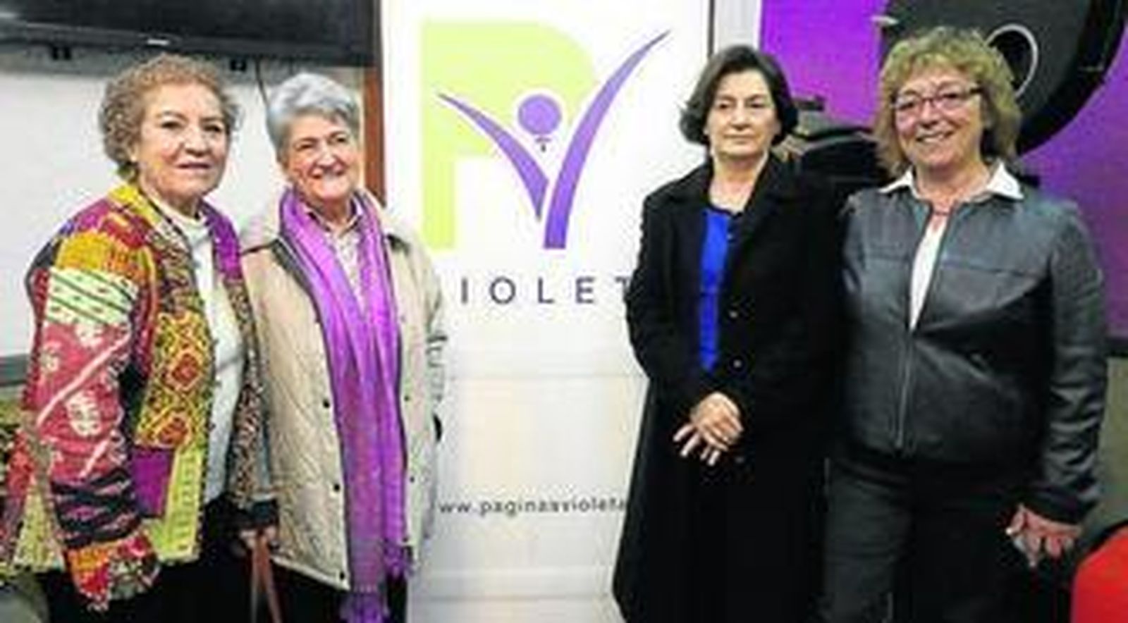 Teresa Alba, Josefina Goñi, Pilar Troncoso y Teresa Agudo.