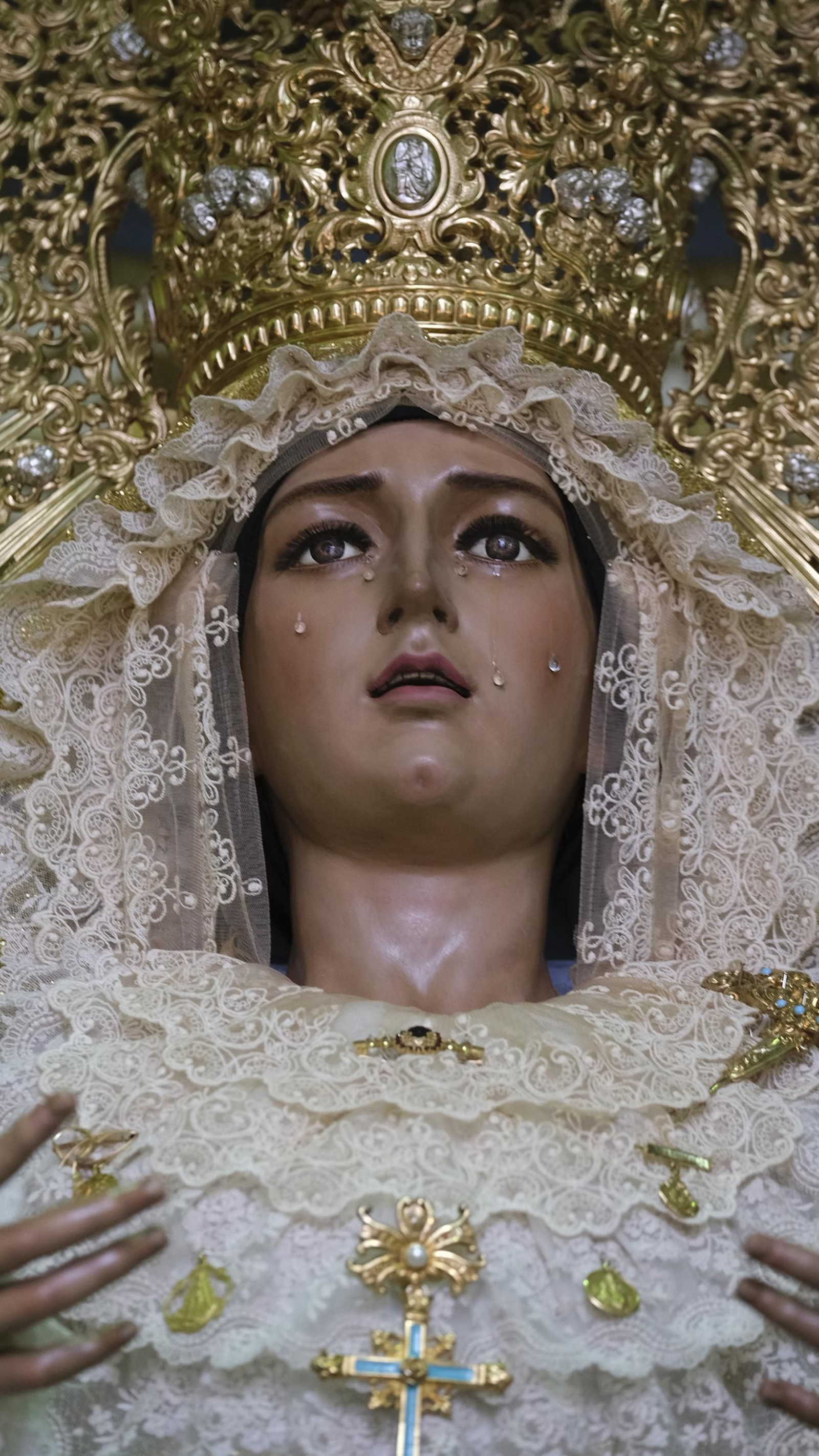 La procesión de Los Ángeles en Almería, en imágenes