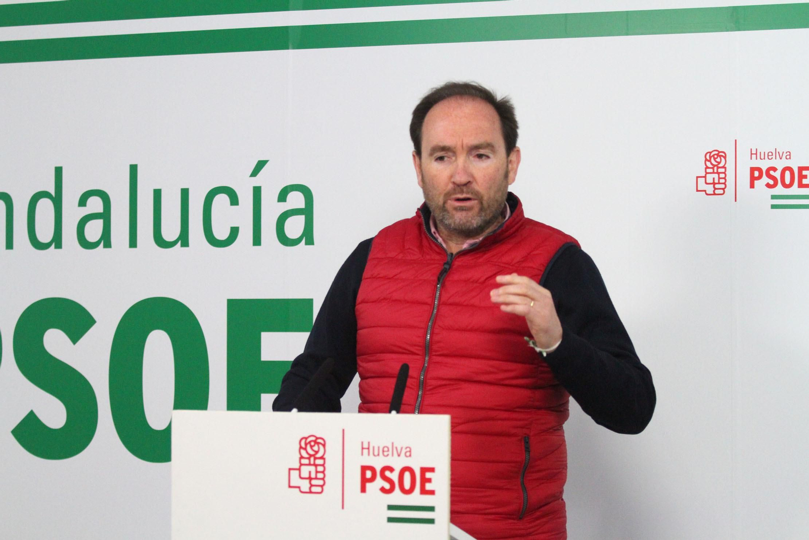 José Fernández, secretario de organización del PSOE de Huelva.