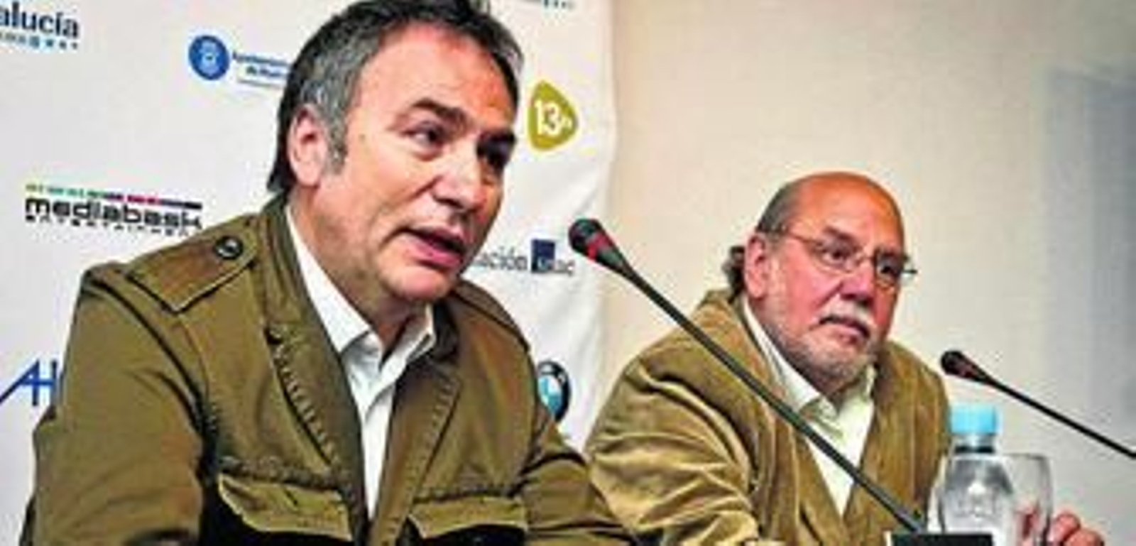 Basoalto y José Secall, ayer en la presentación.