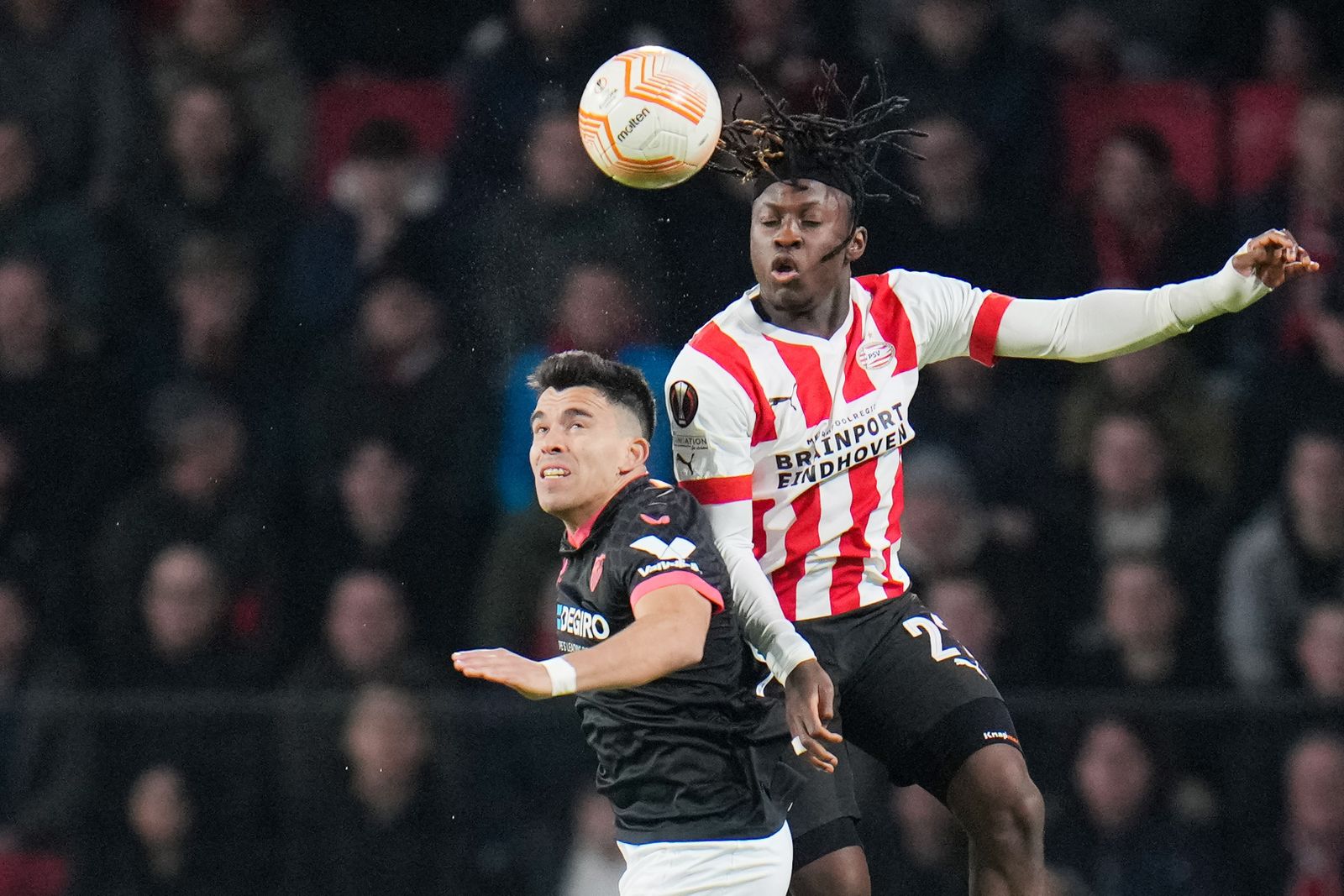 Imagen del PSV -Sevilla de Europa League 22/23.