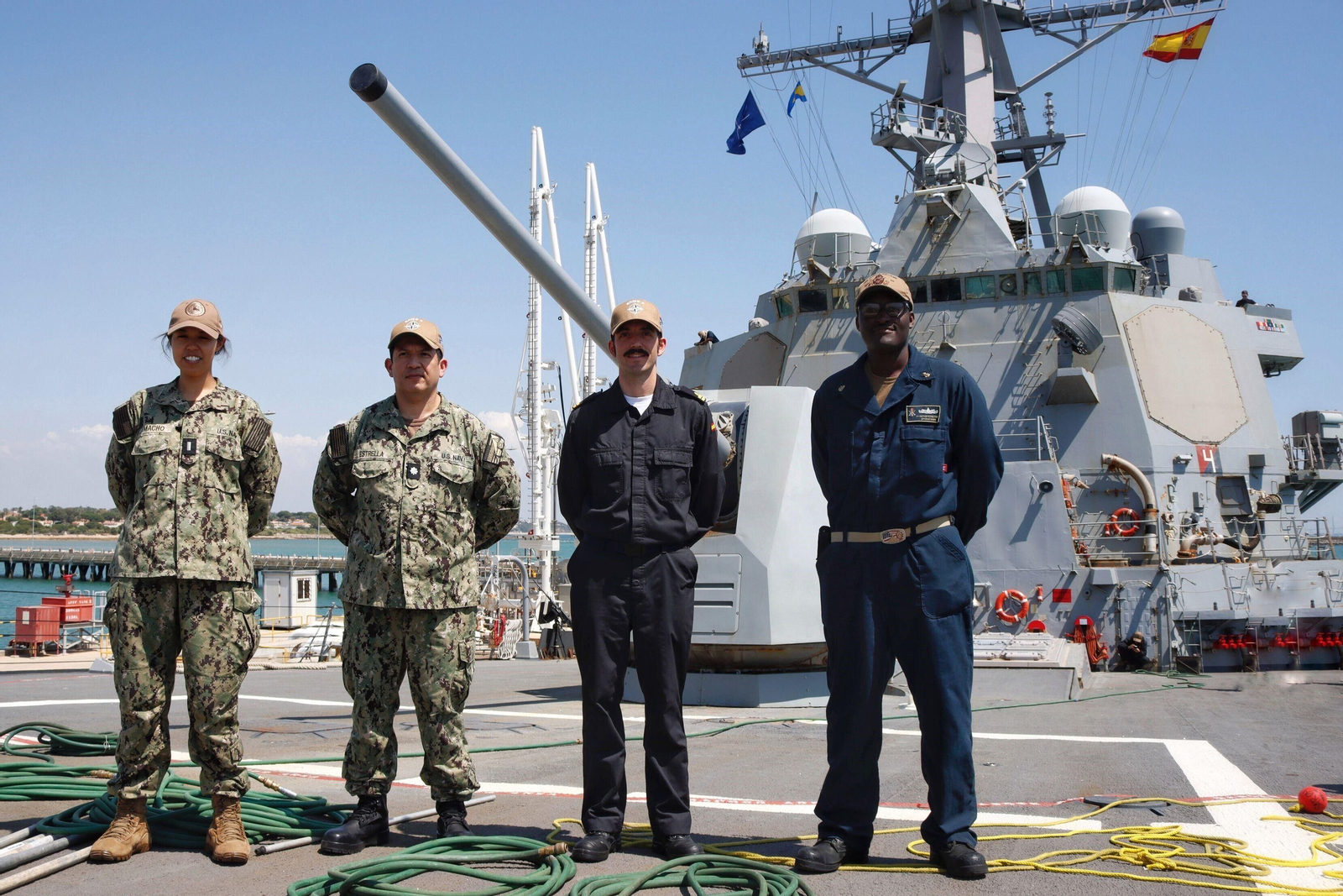 Recorrido por el destructor 'James E. Willians', atracado en la Base naval de Rota